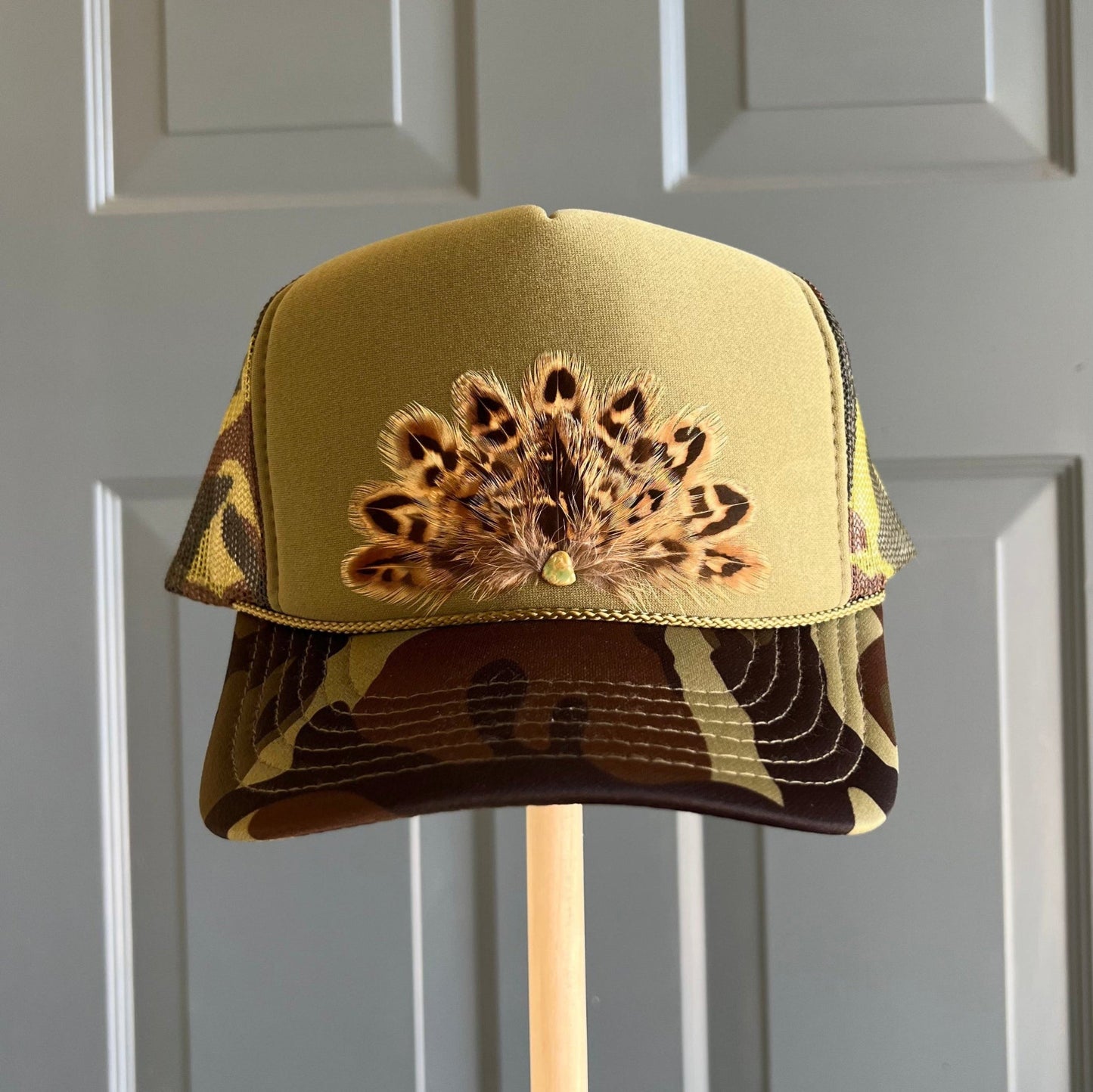 Heritage Camo Creek Feather Trucker Hat