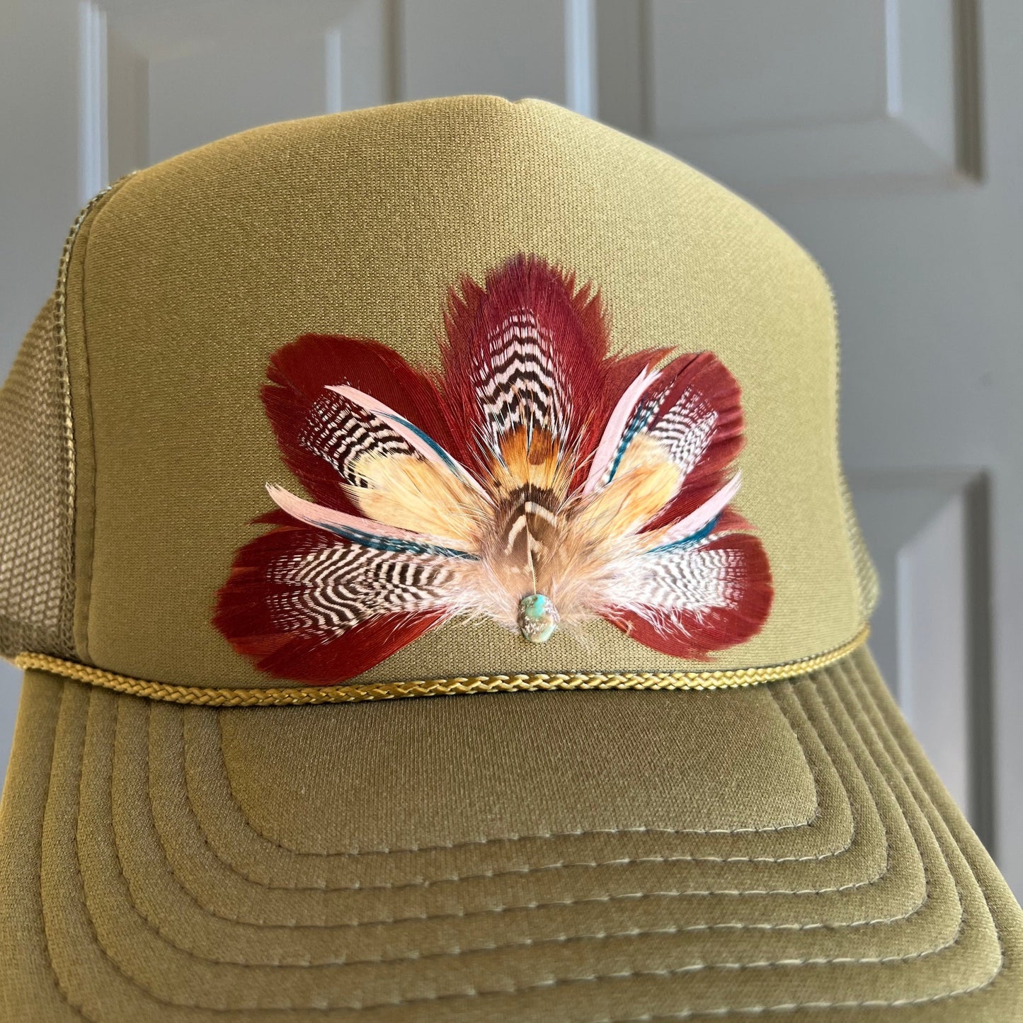 Wild Fig Feather Trucker Hat