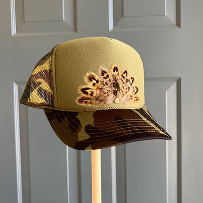 Heritage Camo Creek Feather Trucker Hat