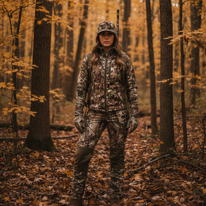 Abstract Camo Artemis Feathers Trucker Hat