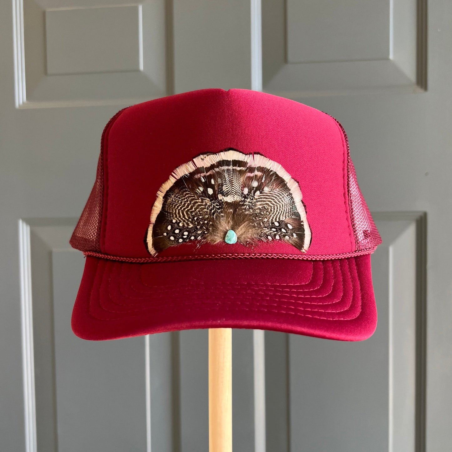 Anastazia Relic Feather Trucker Hat