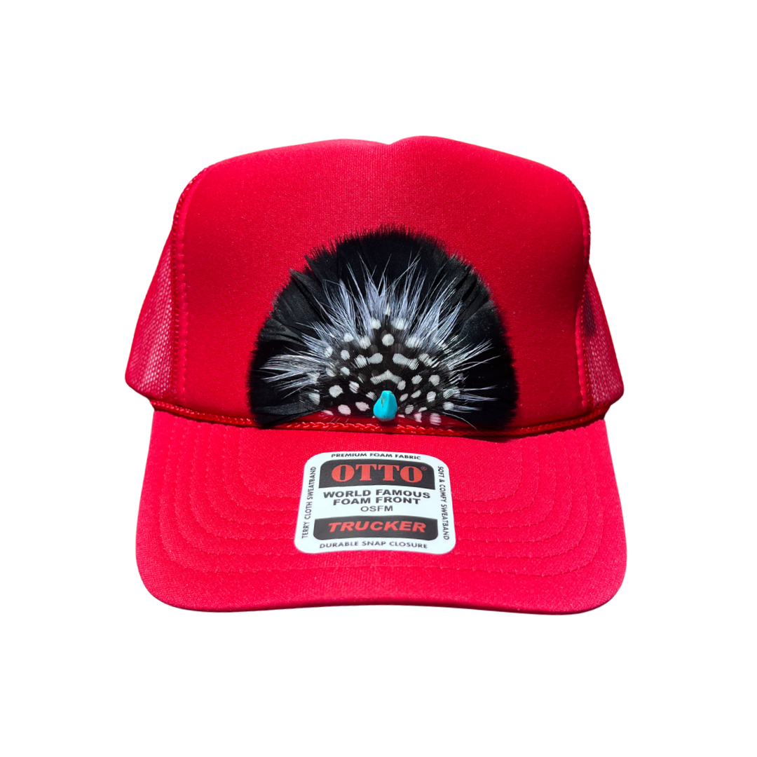 Cayenne Feather Trucker