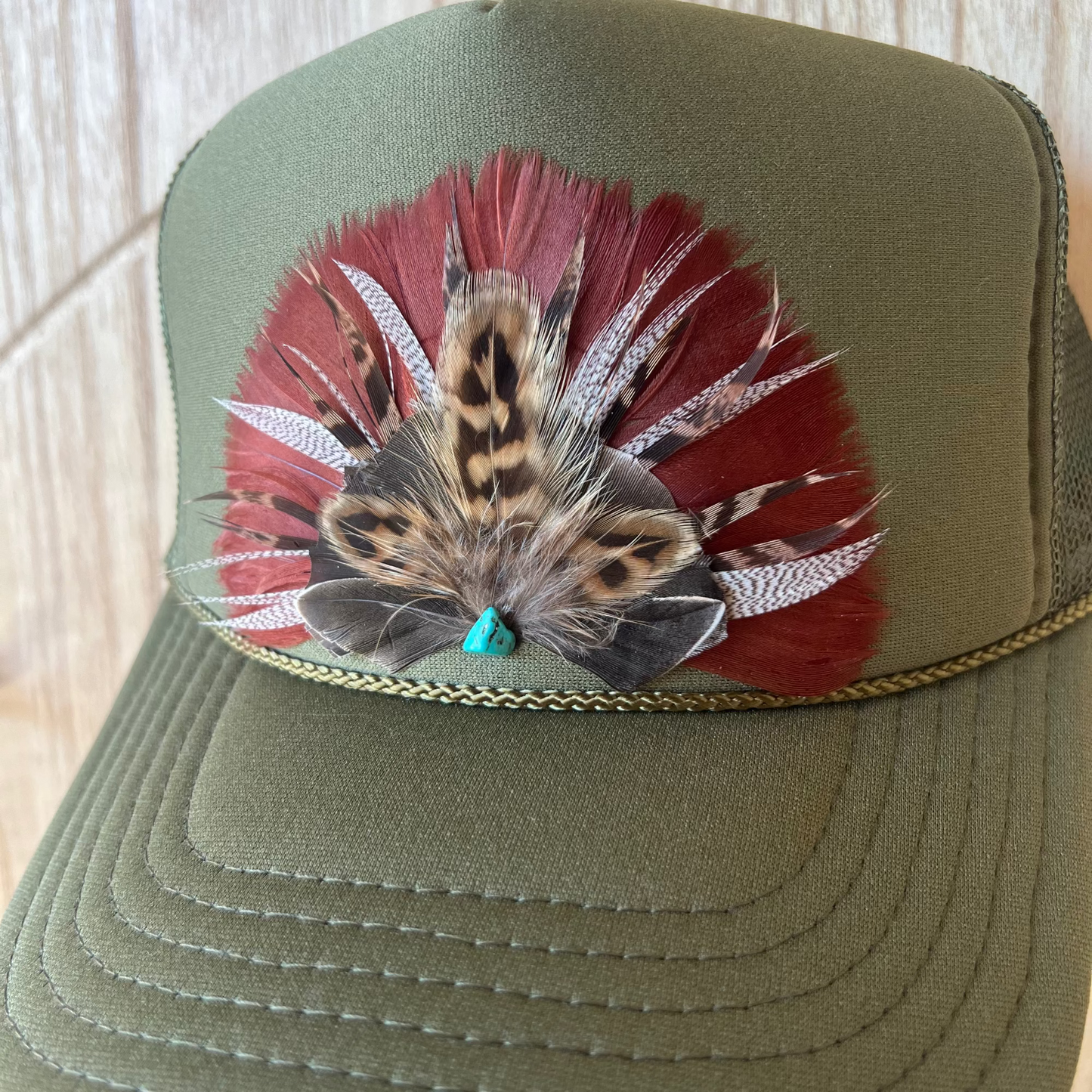 Bramble Feather Trucker