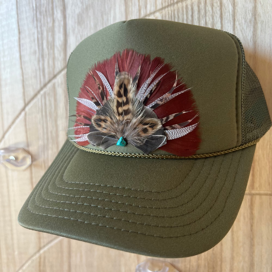 Bramble Feather Trucker